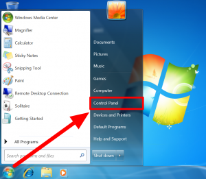 how to update windows 7 step 2