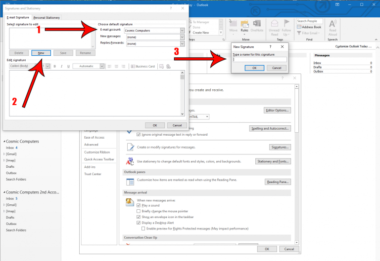 how to add email to outlook desktop