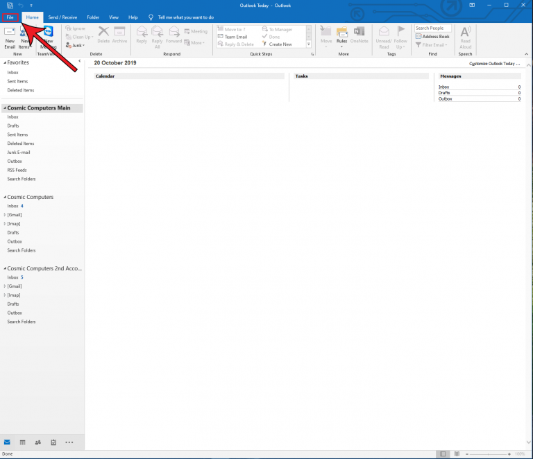 how to add email signature outlook